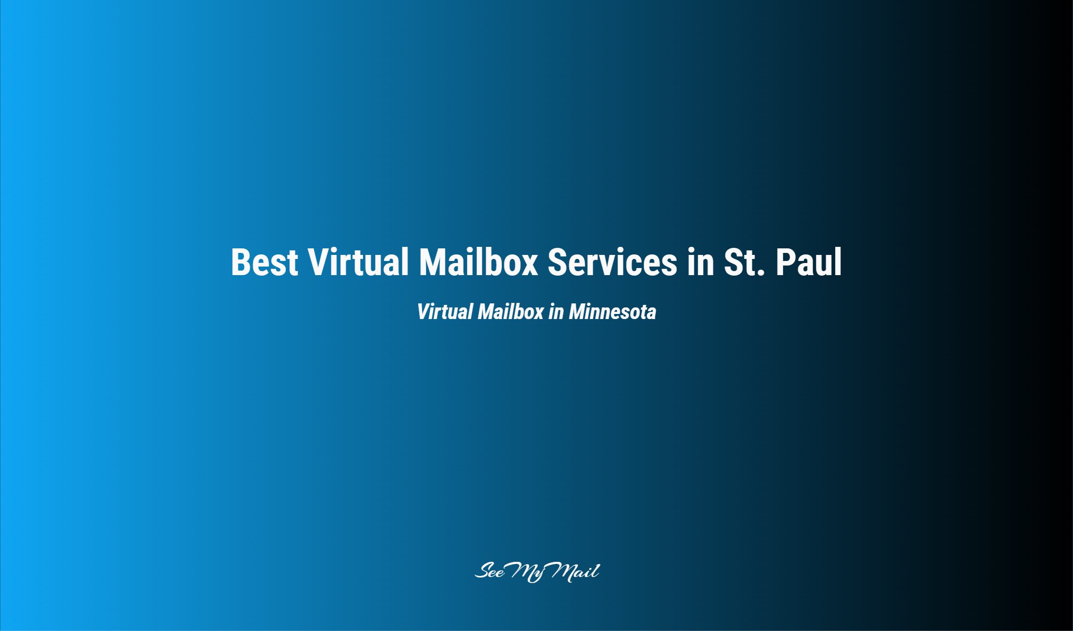 Best Virtual Mailbox Services In St. Paul