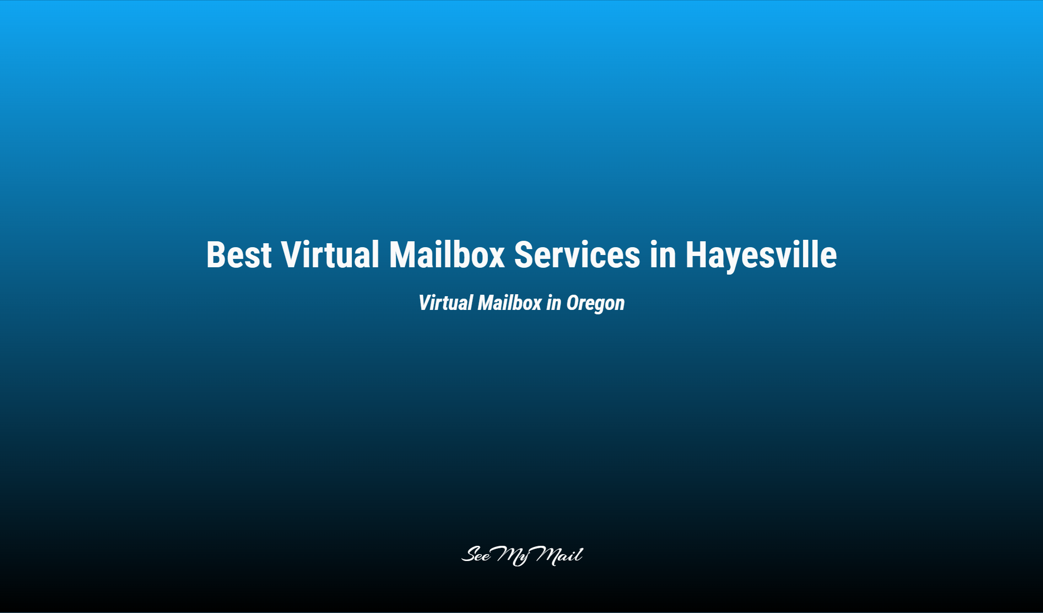 Best Virtual Mailbox Services In Hayesville